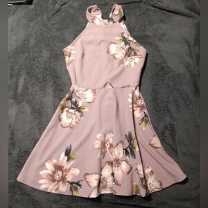 Mine size large fit and flare mini dress